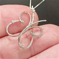 Collana Vidali Gioielli Donna in Oro bianco Diamante 0.06 Ct COOR-7-34 - COOR-7-34